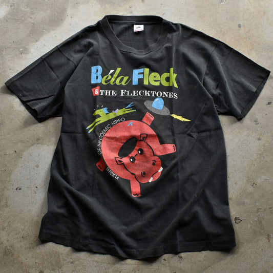 80’s Béla Fleck & THE FLECKTONES “FLIGHT OF THE COSMIC HIPPO” バンド Tシャツ 230923