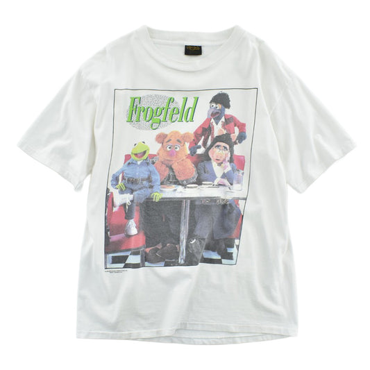 90's The Muppets "Frogfeld" Seinfeld パロディTシャツ USA製 260918H