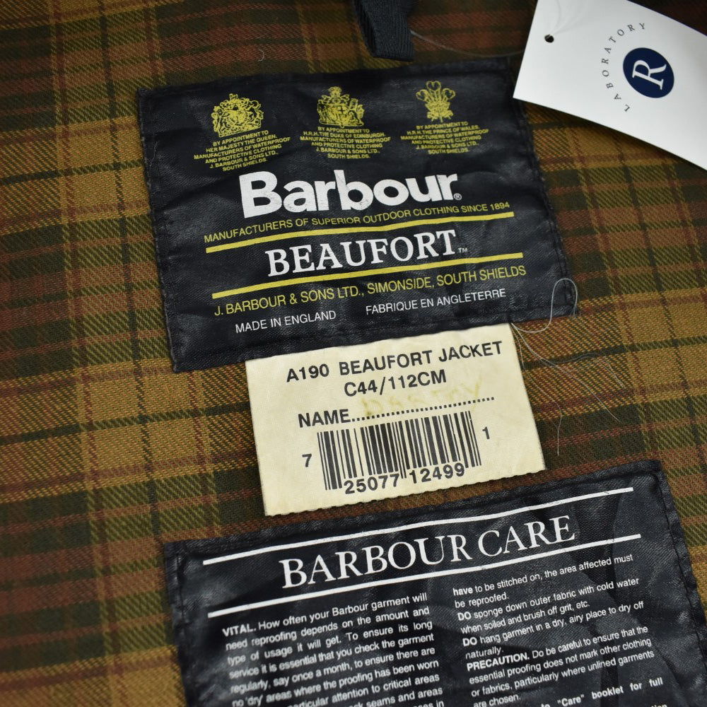 90's Barbour 旧3ワラント BEAUFORT オイルドジャケット 261009H