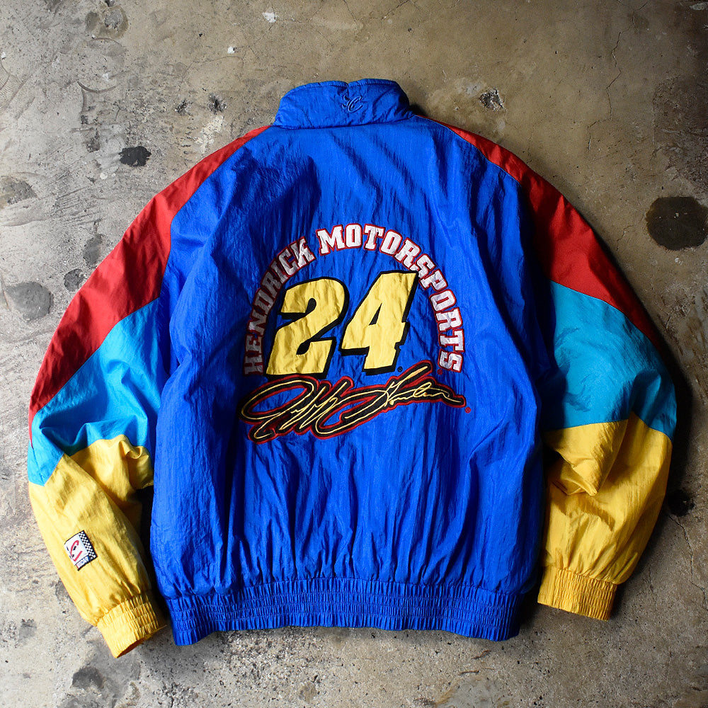 90's Chase Authentics 中綿入り ナイロン レーシングジャケット