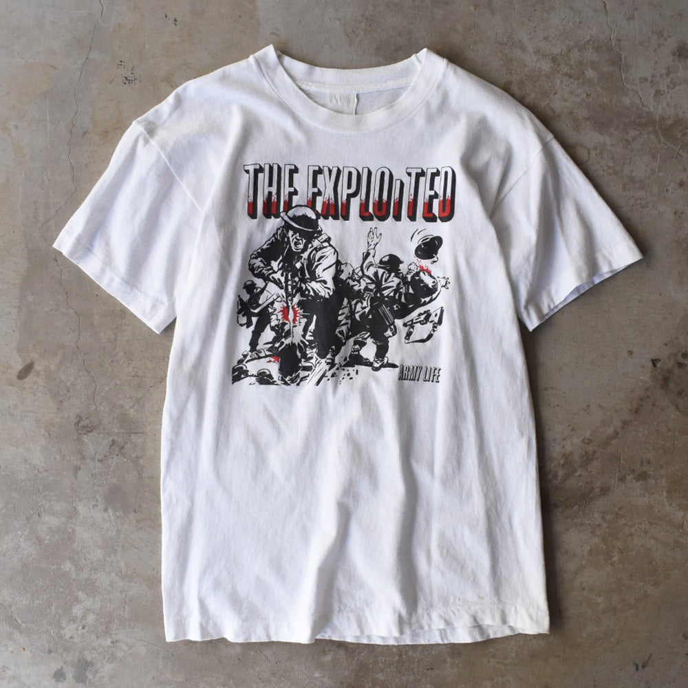 80’s THE EXPLOITED “ARMY LIFE” パンク ロック Tシャツ 251226H