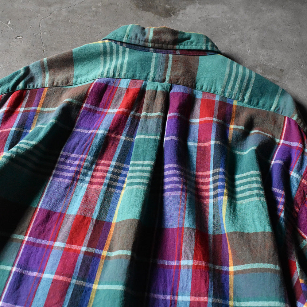 90's Ralph Lauren “BLAKE” チェック ボタンダウンシャツ 240327 S2085