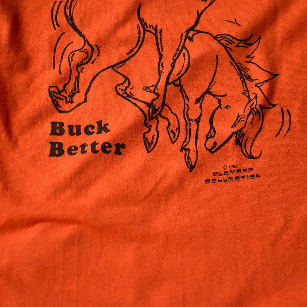80's “BRONCOS” Buck Better Tシャツ USA製 250816H