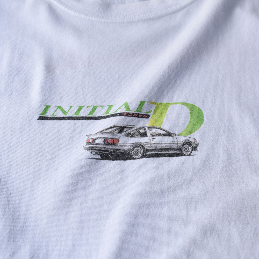 Y2K 頭文字D "INITIAL D" アニメ ギーク Tシャツ 250916