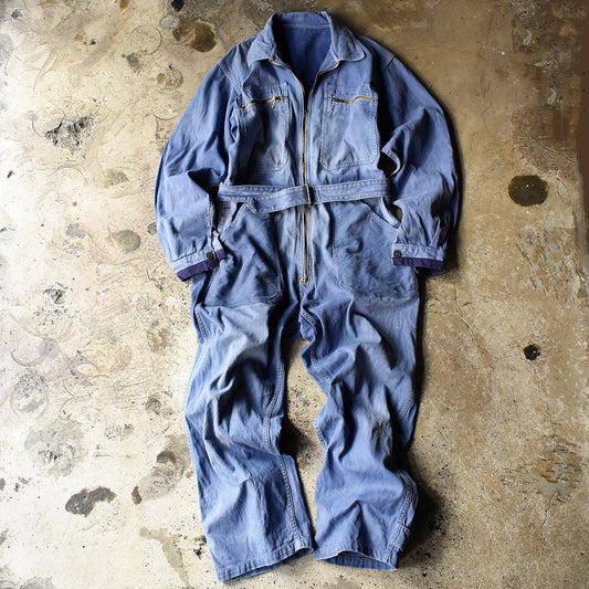 50’s Le CabLe フレンチ モールスキン オールインワン Euro製 231115H