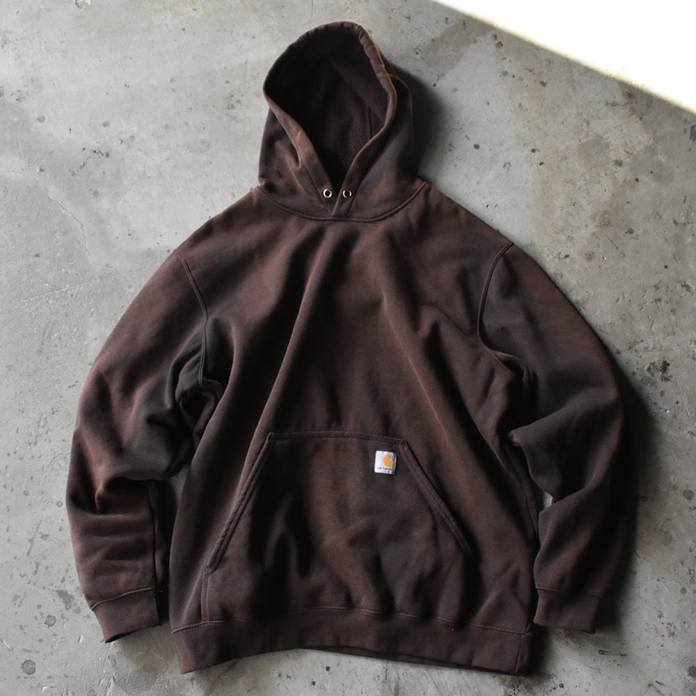 カーハート LOOSE FIT プルオーバーパーカー 2000年代 ブラウン 古着
