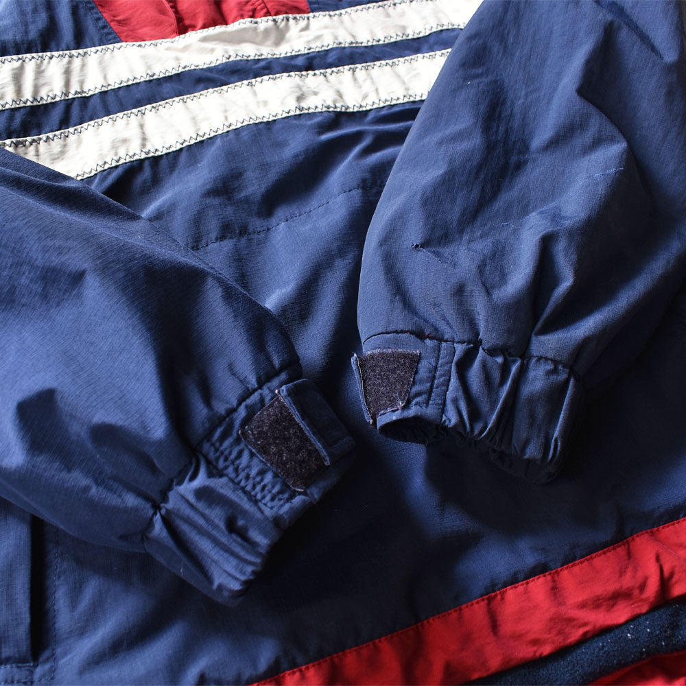 90's TOMMY HILFIGER フリースライナー ナイロン アノラックパーカー 231212