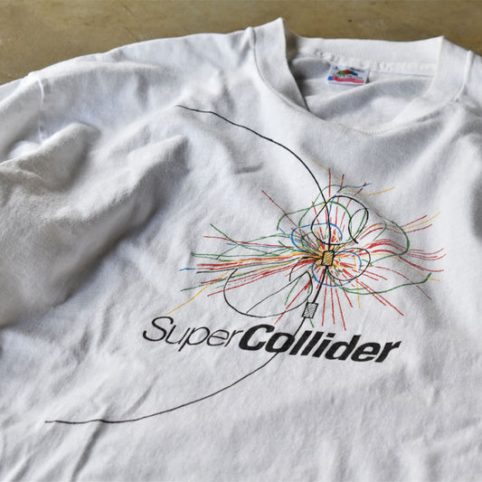 90’s “Super Collider” アート Tシャツ USA製 240404