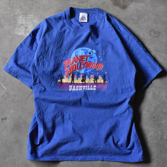 90's PLANET HOLLYWOOD “NASHVILLE” Tシャツ USA製 240421