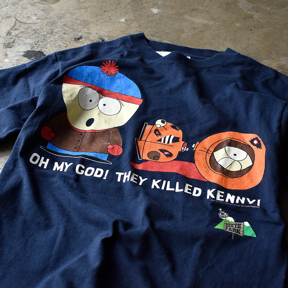 90's South Park “OH MY GOD！ THEY KILLED KENNY！” Tシャツ 240823H