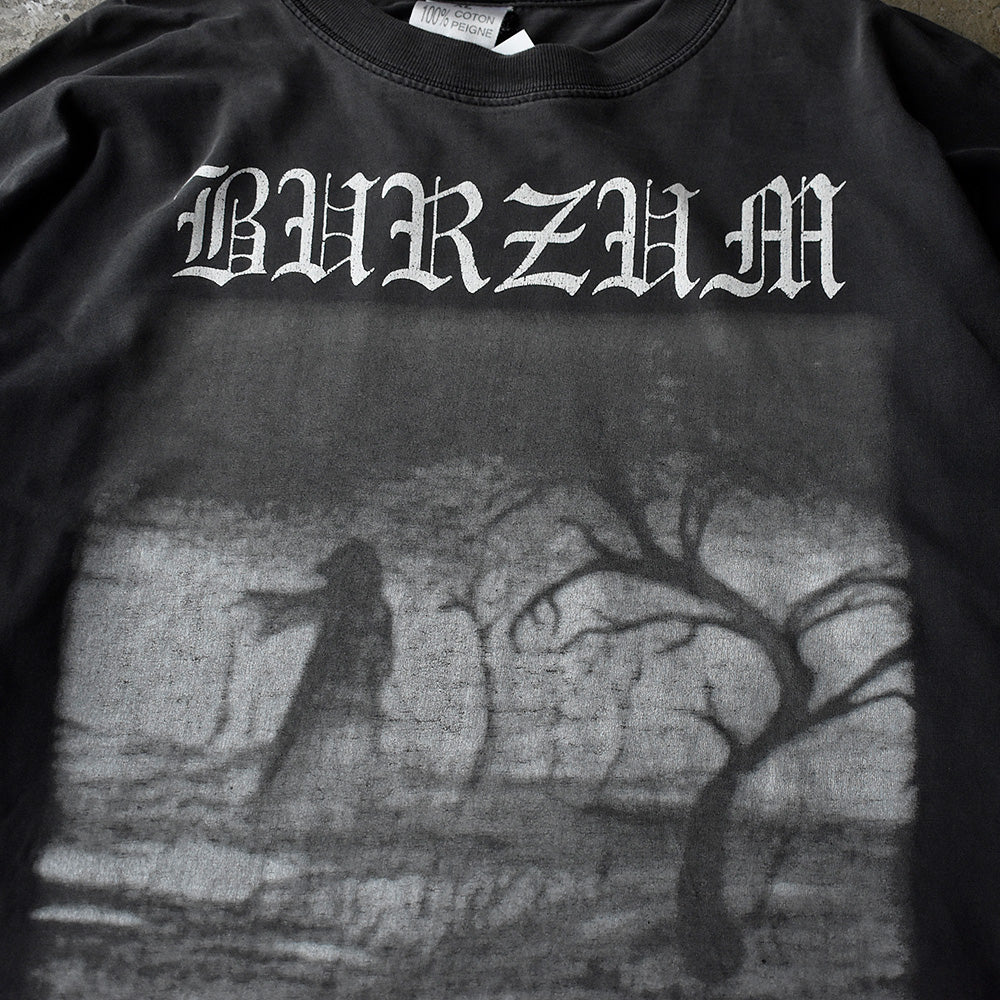 90's Burzum “Dunkelheit/Burzum” ロングスリーブTシャツ 250614HTJ3