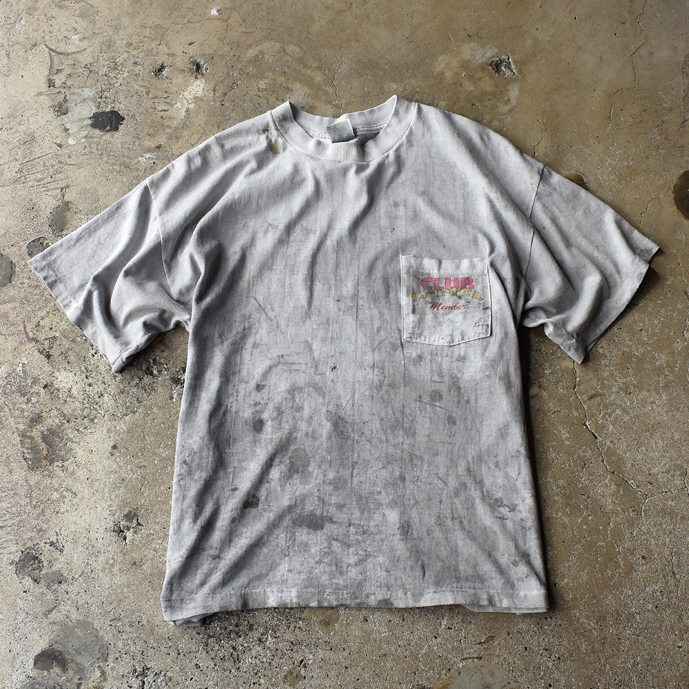 90’s CAMEL "CLUB CAMEL MEMBER" ポケットTシャツ USA製 250804H