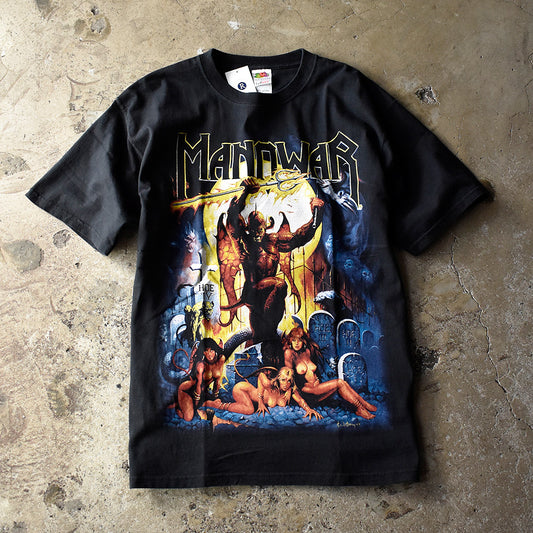 Y2K Manowar “Demons, Dragons And Warriors” World Tour Tシャツ 240911H