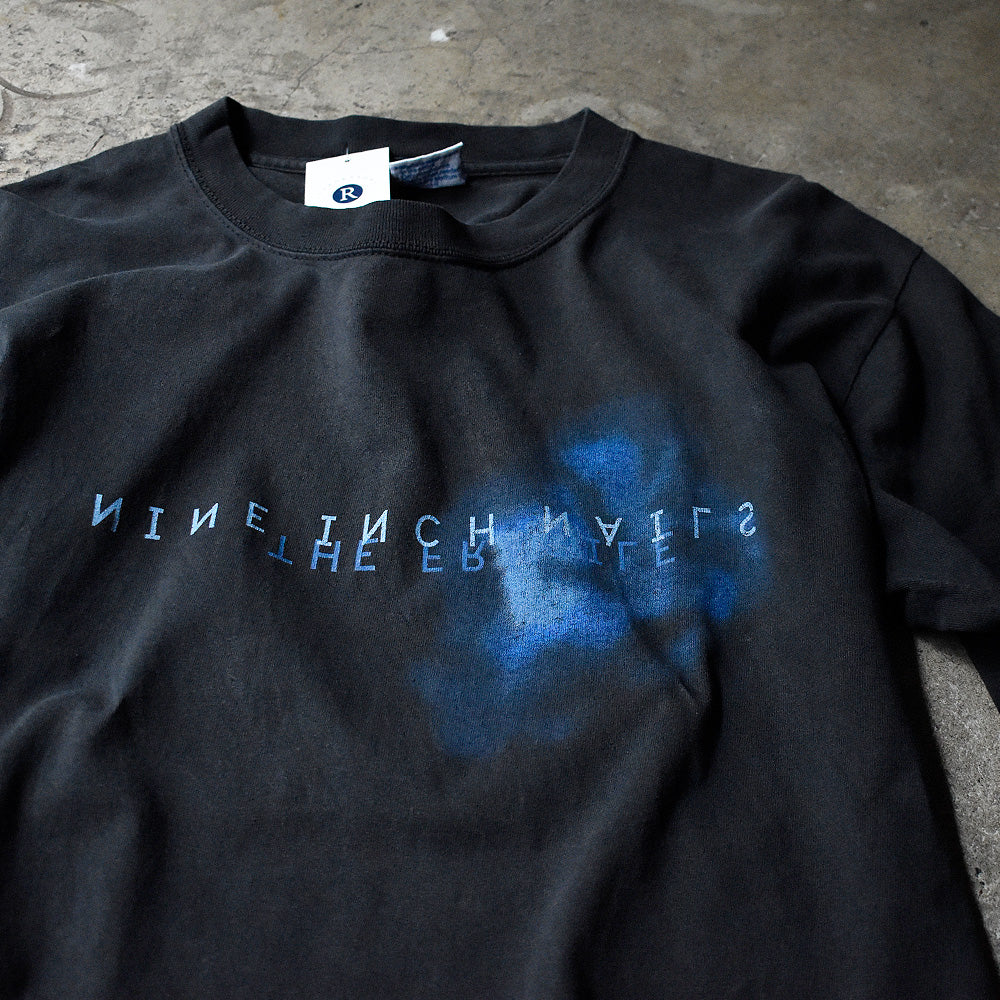 ナイン・インチ・ネイルズ The Fragile グラフィック ボックスロゴ Tシャツ 1999年 ヴィンテージ
