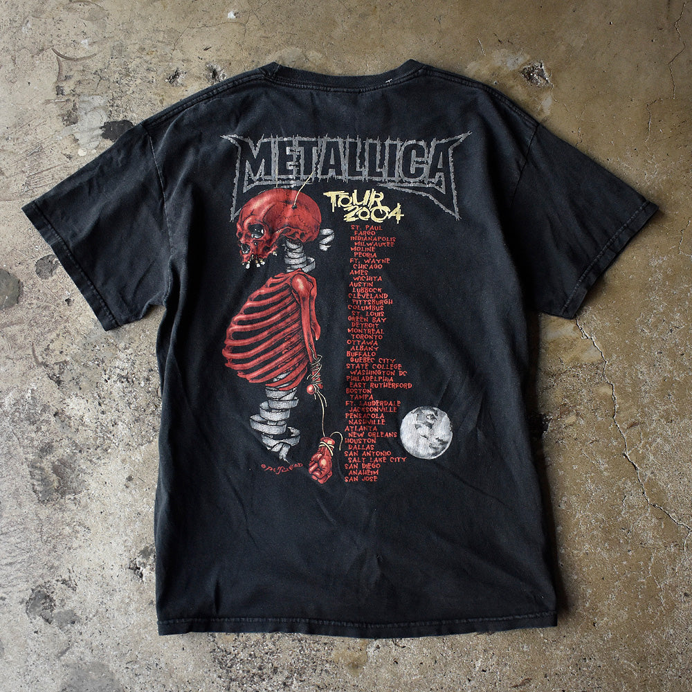 Y2K Metallica×Pushead “Madly in Anger with the World“ Tour Tシャツ 250626H