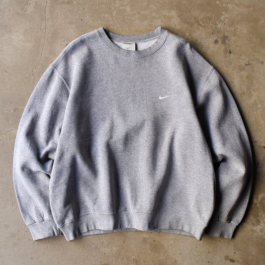 90’s NIKE small swoosh ロゴ刺繍 スウェット USA製 250421