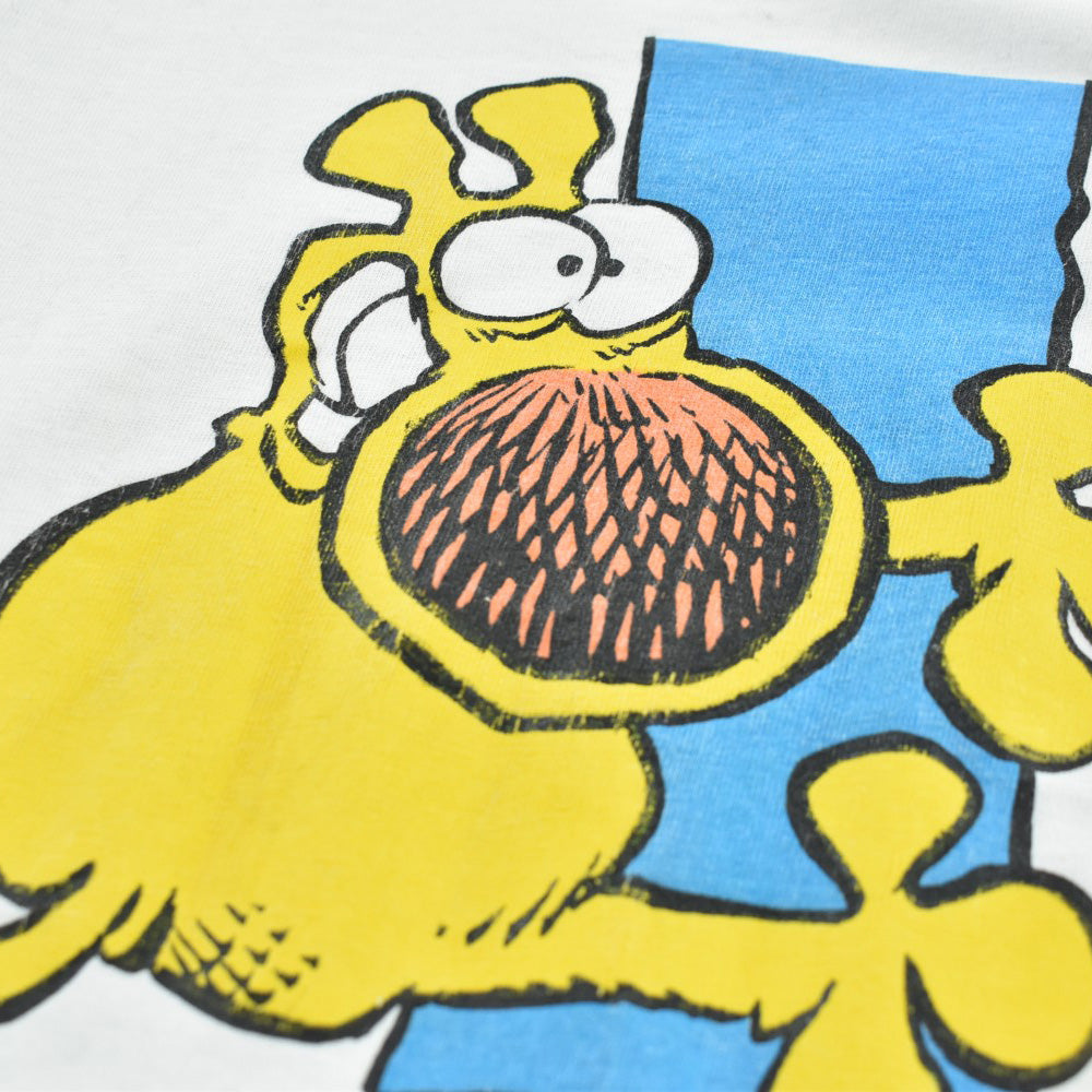 90's Mother Goose & GRIMM "SAFE SEX" メッセージTシャツ USA製 260327H