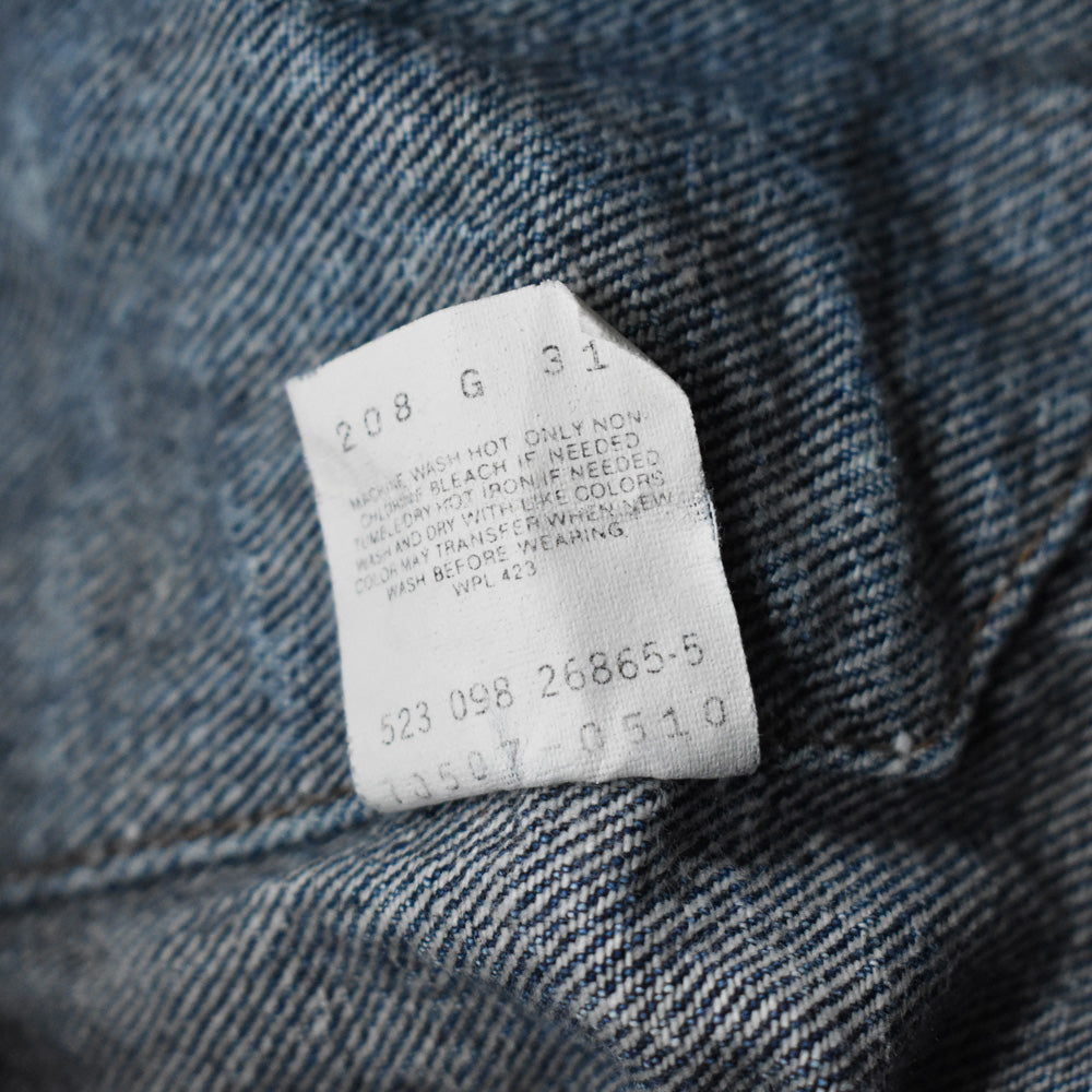 90’s Levi's 70507-0510 ケミカルウォッシュ デニムジャケット USA製 250603