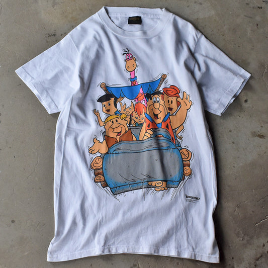 90’s The Flintstones 両面プリント 海外アニメ キャラ Tシャツ USA製 230614H