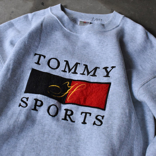 90-00’s ブートレグ TOMMY HILFIGER 刺繍ロゴ スウェット 240221