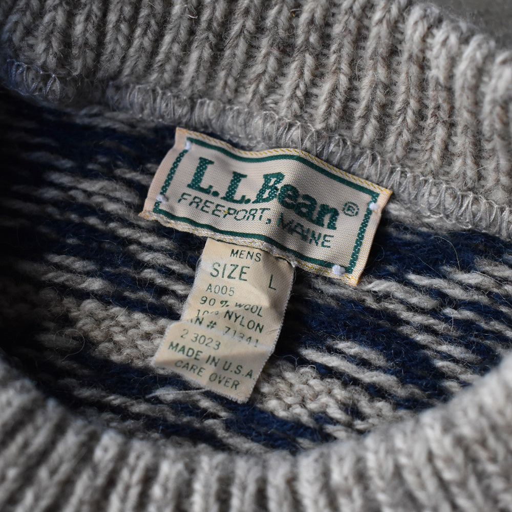 80's L.L.Bean 総柄 ニット セーター USA製 231213 – LABORATORY®