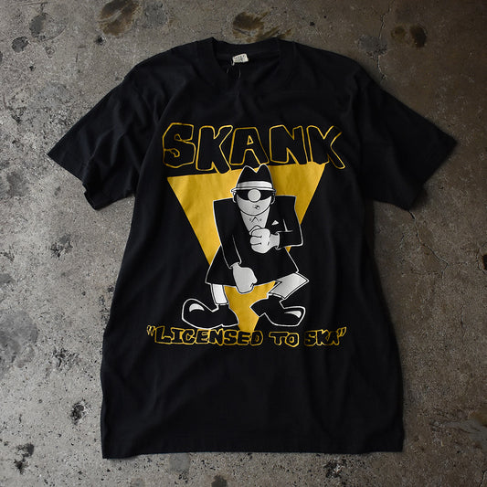 80's Skank Records "Licensed To Ska" ロック Tシャツ 230613HYY