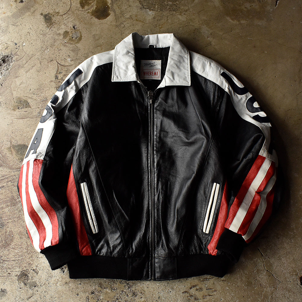 90s Vintage Michael Hoban レザージャケット USA-