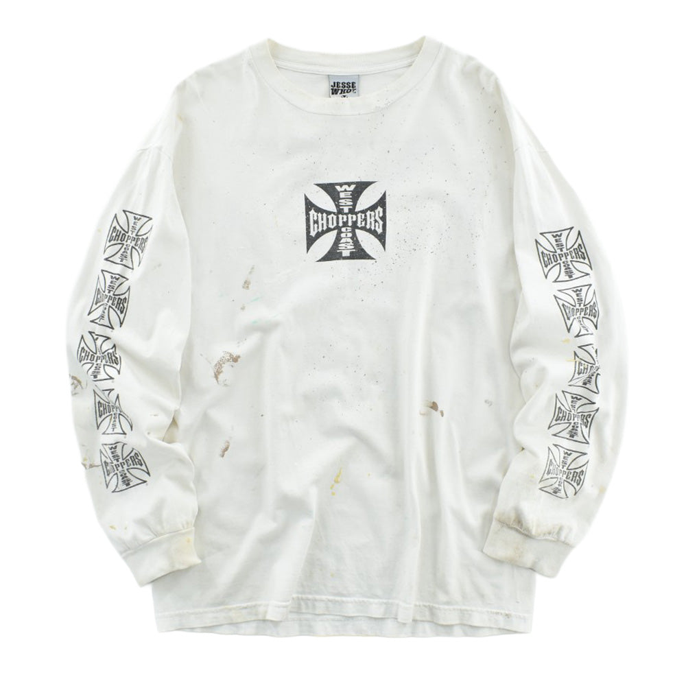 Y2K West Coast Choppers JESSE WHO? バイカー ロンT 260929H