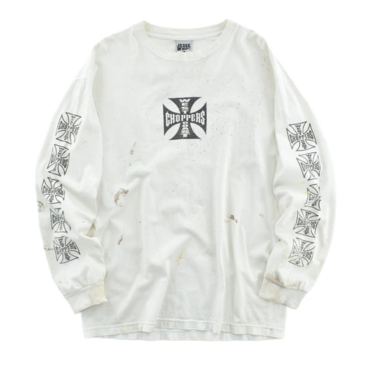 Y2K West Coast Choppers JESSE WHO? バイカー ロンT 260929H
