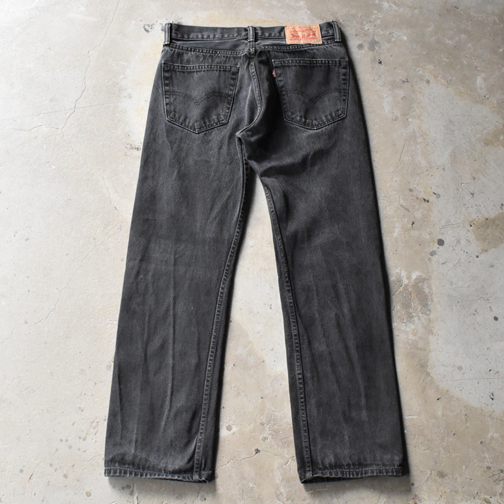 Levi's 505 ブラックデニムパンツ 241002