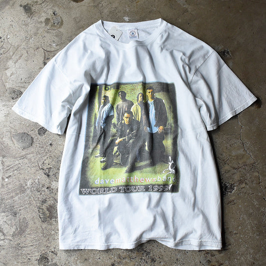 90's Dave Matthews Band “WORLD TOUR 1999” ロック Tシャツ 240427H