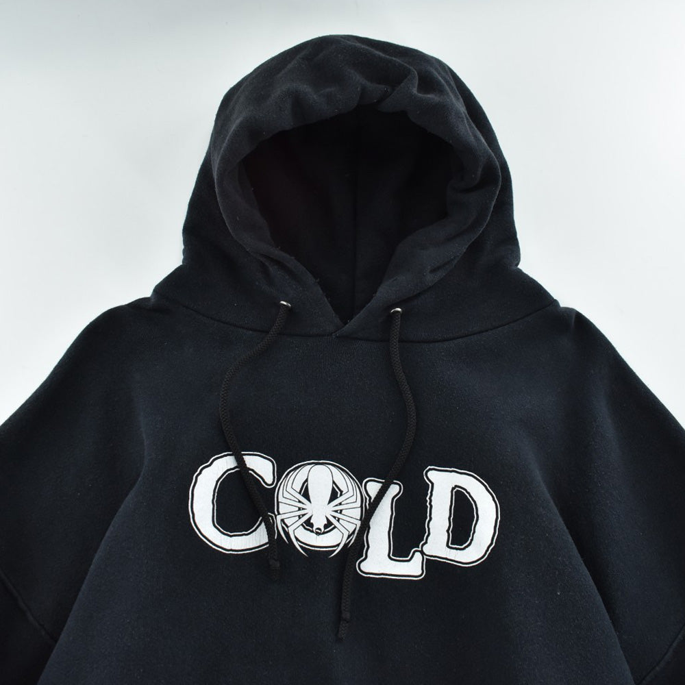 Y2K COLD スパイダーロゴ ニューメタル スウェットフーディー 261030H