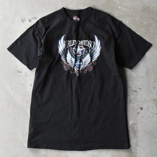 Y2K Harley-Davidson “LIVE TO RIDE TO LIFE” 両面プリント Tシャツ USA製 240821