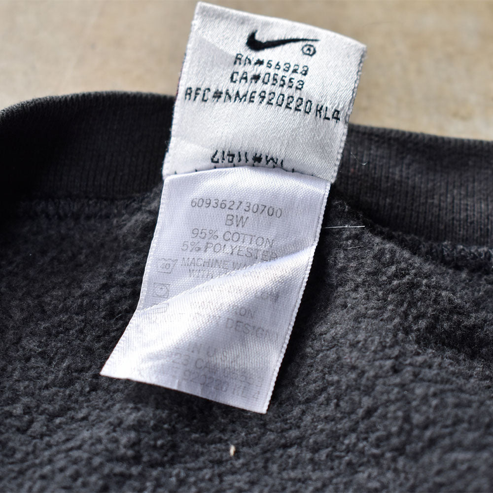 90’s NIKE ロゴ ワッペン刺繍 スウェット USA製 231106