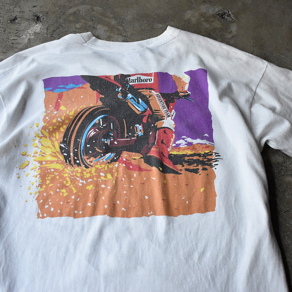 マルボロ ADVENTURE TEAM バイク ポケットTシャツ 1990年 USA製 ヴィンテージ