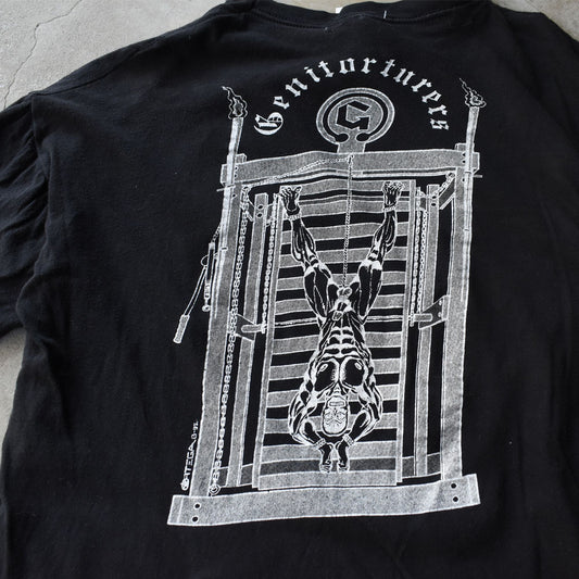 90's Genitorturers "G Logo&Torture Back Tシャツ　250912H