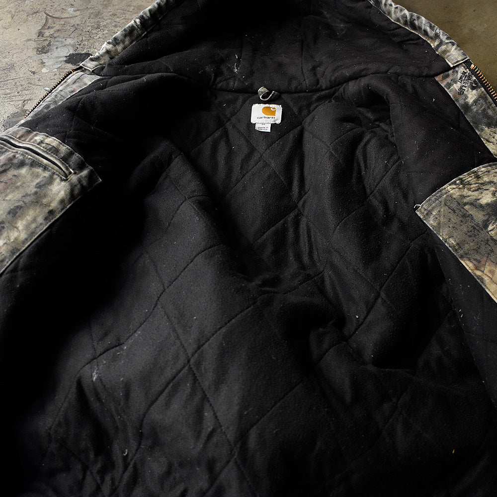 Carhartt リアルツリー迷彩柄！ アクティブパーカー キルティングライナー 240108H