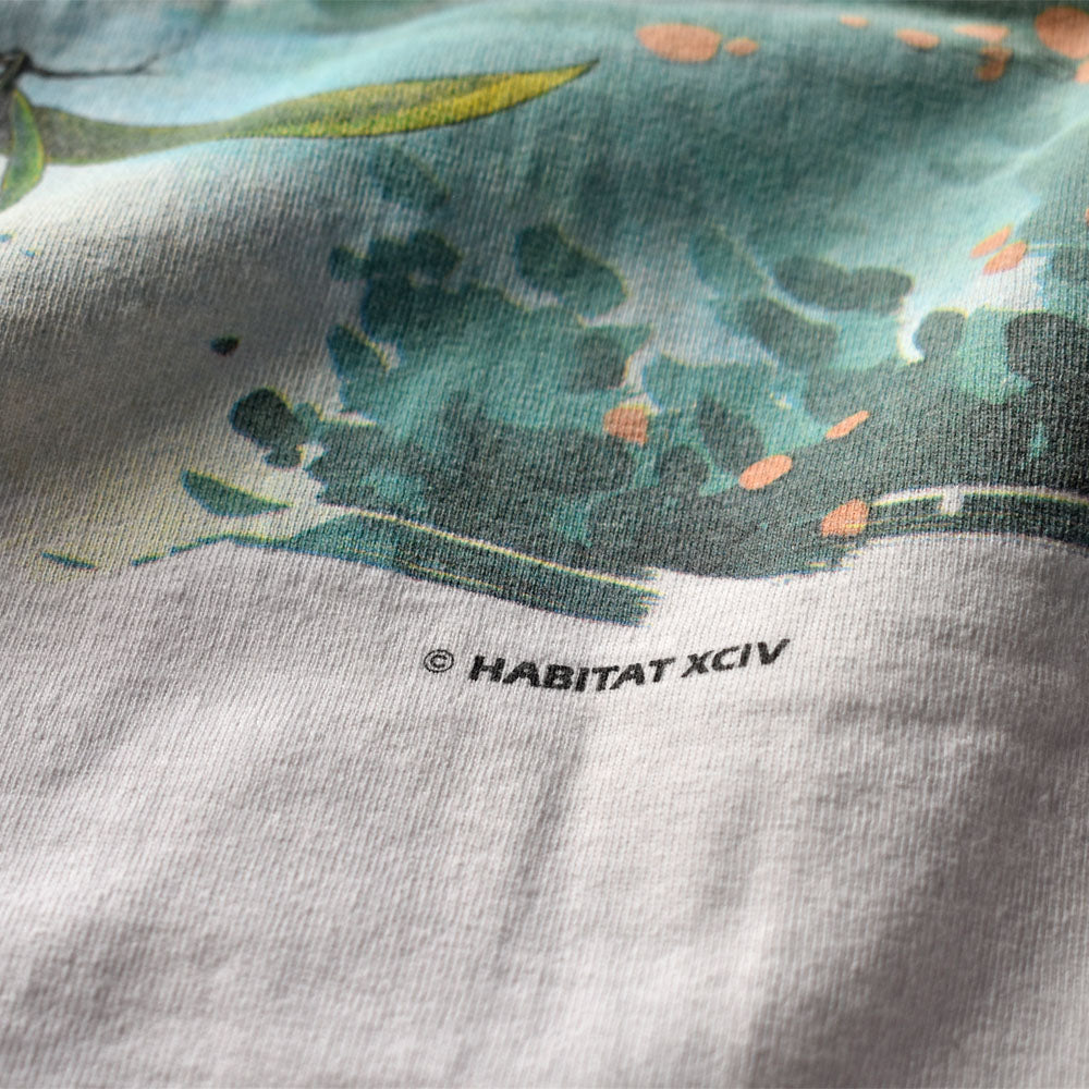 90’s　HABITAT “koala” コアラ アニマルプリント Tシャツ　USA製　230802