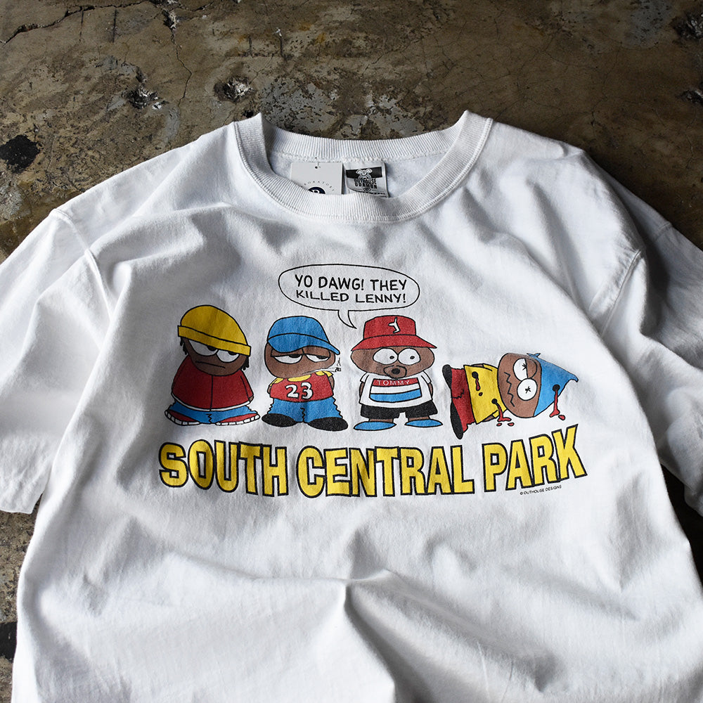 Y2K South Park “South Central Park” Tシャツ 240401H