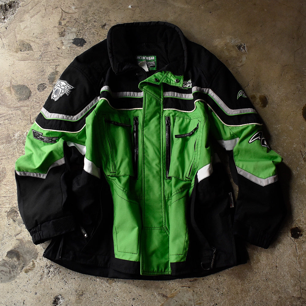 「レア物」レーシングジャケット　　緑身幅66cm