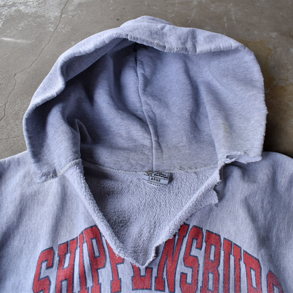 90’s The cotton exchange “SHIPPENS BURG UNIVERSITY” リバースタイプ パーカー USA製 231110
