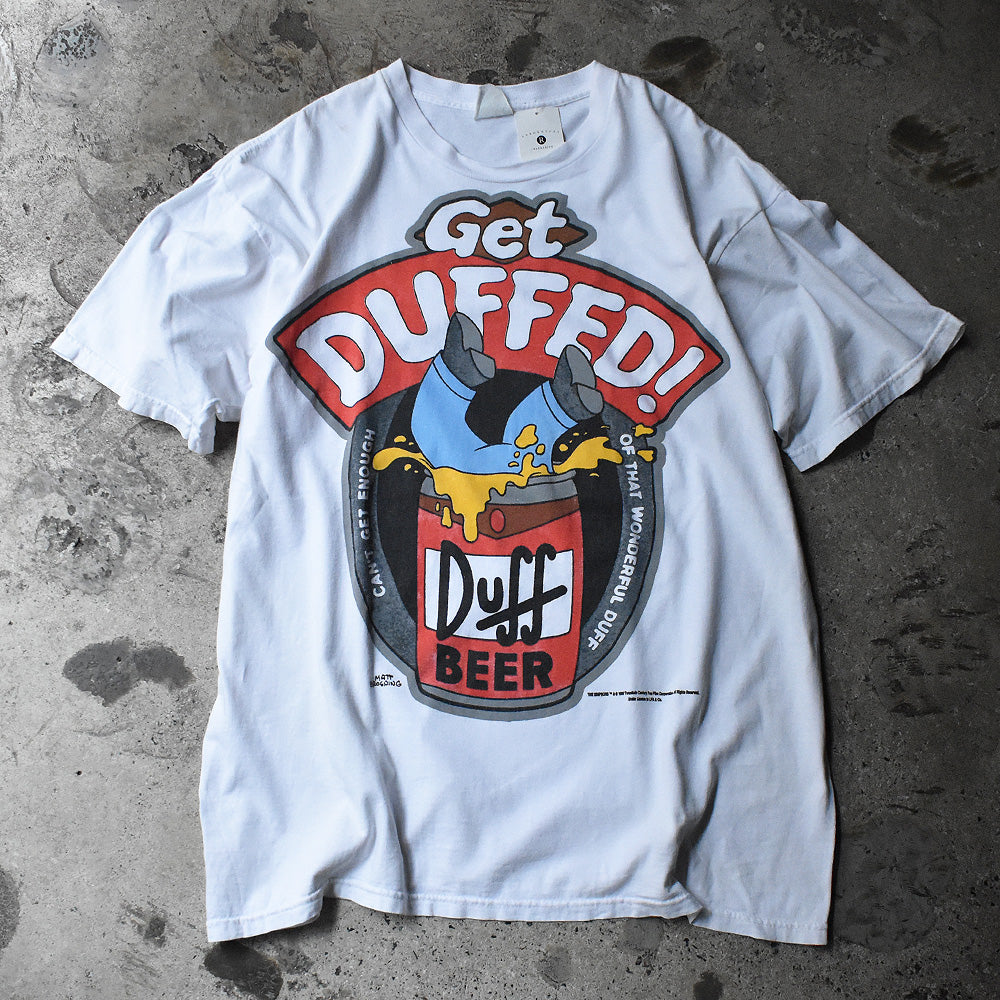 90's　The Simpsons/ザ・シンプソンズ　"Duff Beer " Tee　USA製　230523H