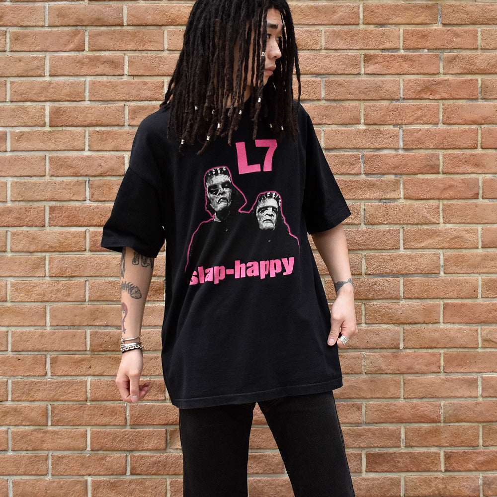 90's L7 “Slap-Happy” Tシャツ 240408H