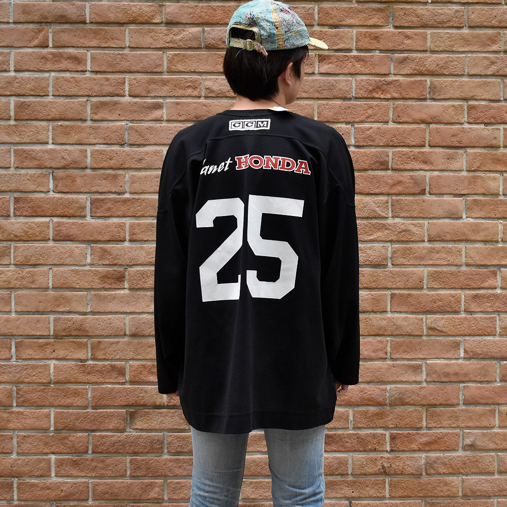 CCM NHL “DETROIT RED WINGS“ ホッケーシャツ オールブラック！ 250624H