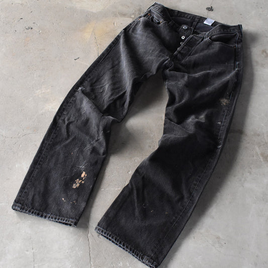 Y2K Levi's 501 ブラックデニムパンツ EURO製 240320H