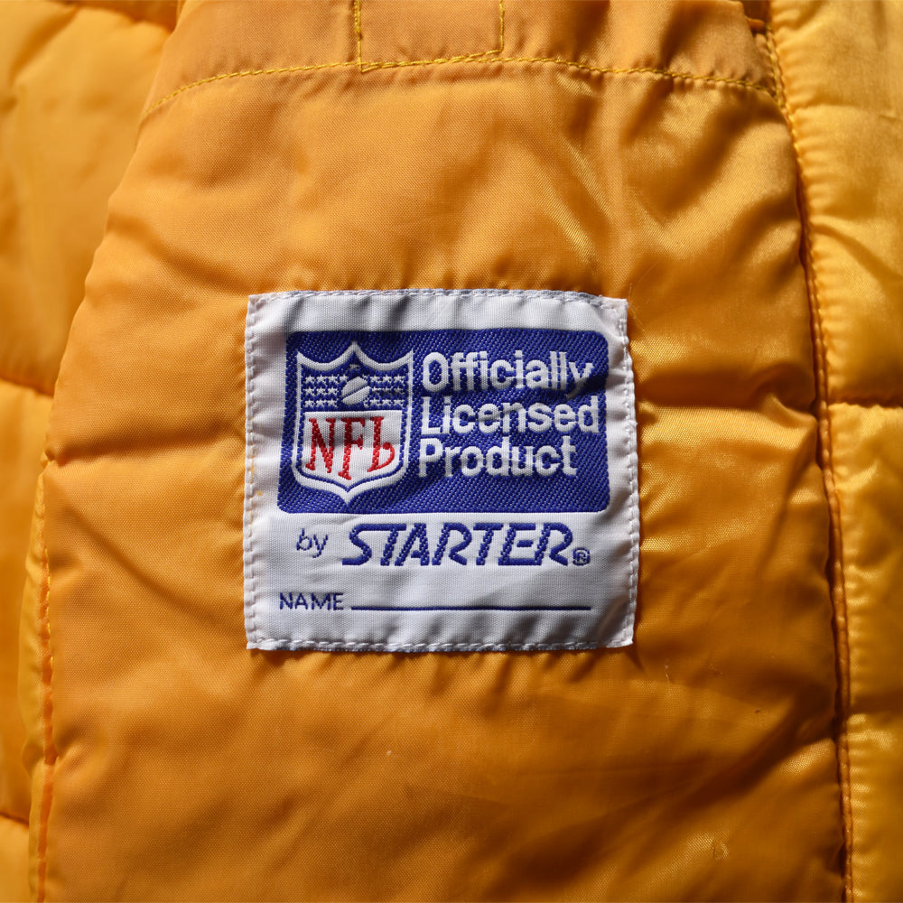 90's STARTER "NFL Minnesota Vikings" 中綿入り フード ナイロンジャケット 231213