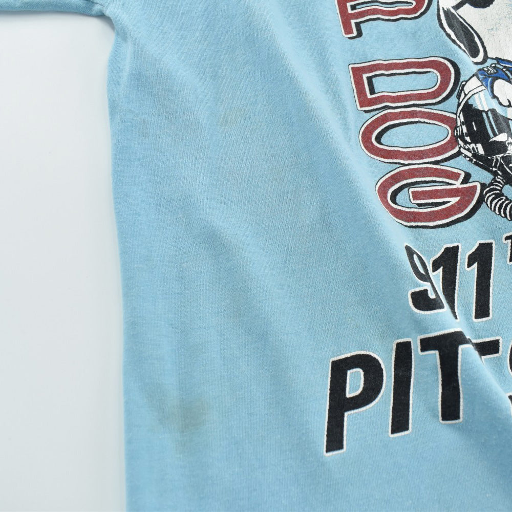 80's PEANUTS Snoopy "TOP DOG" 911th TAG Pittsburgh キャラT 260804H