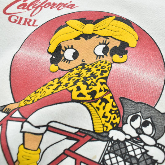 80's "BETTY BOOP" California Girl キャラスウェット 260331H