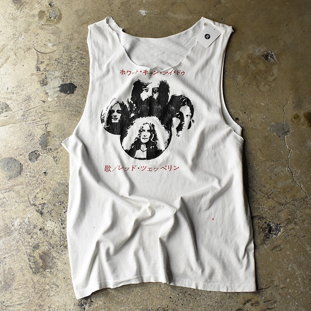 80's-90's LED ZEPPELIN “Hey, Hey, What Can I Do“ カットオフTシャツ 240818H