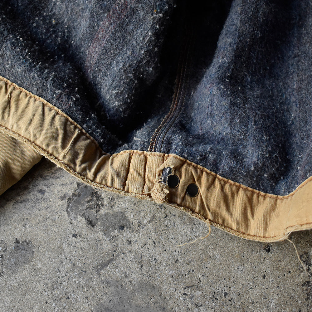 90's ダメージ！ Carhartt デトロイトジャケット ブランケットライナー 241226H